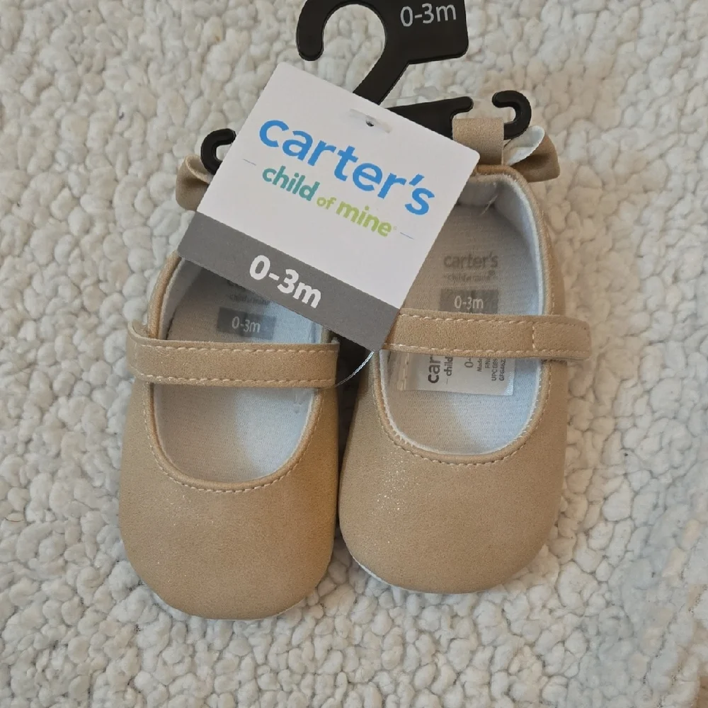 Carter's Tan Baby Walker Shoes